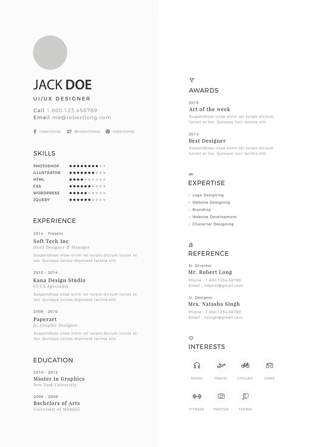 Data Scientist Resume Templates