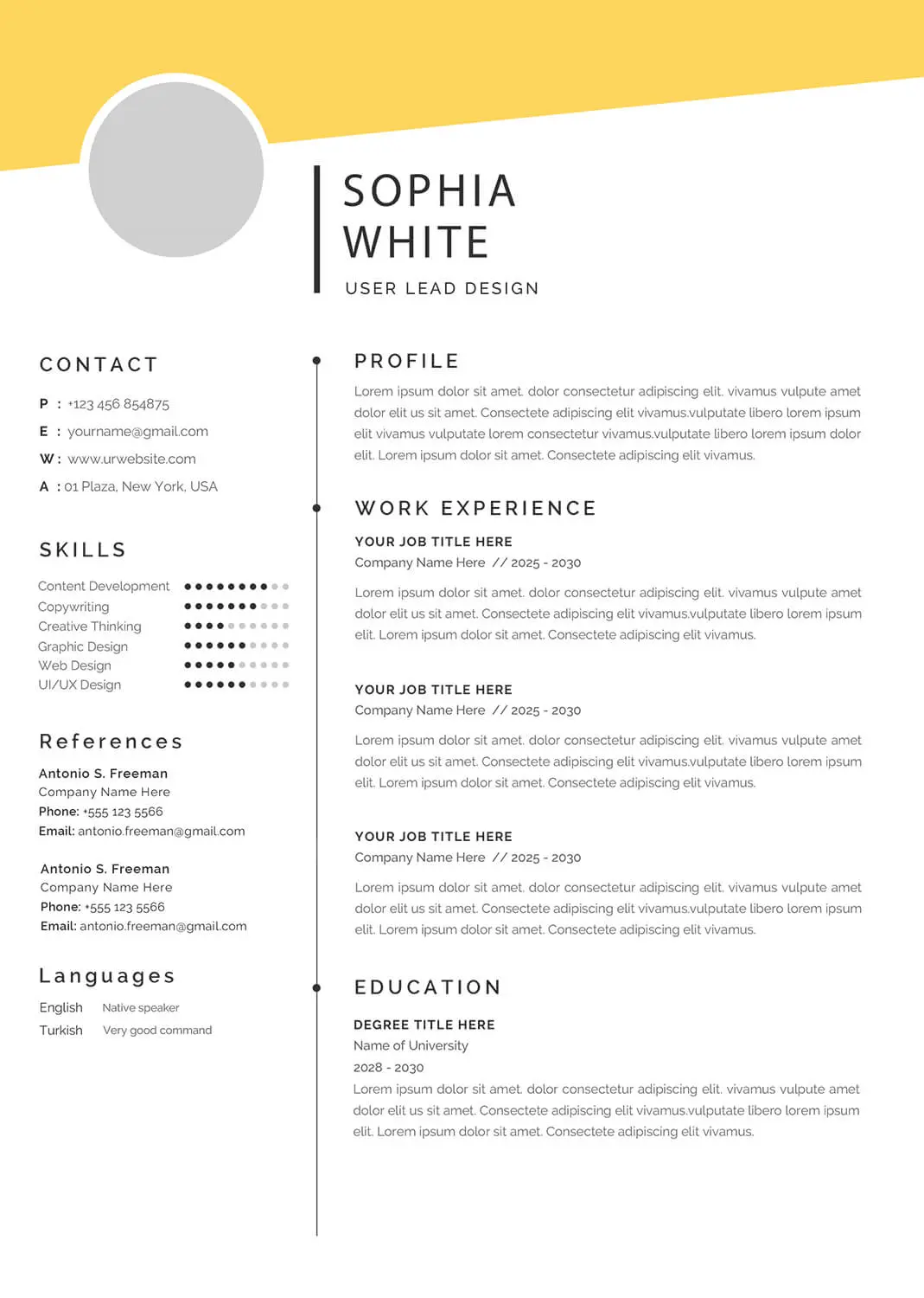 Scrum Master Resume Templates